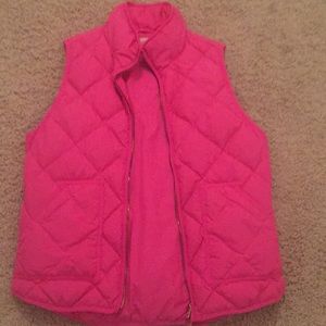 Pink J Crew vest